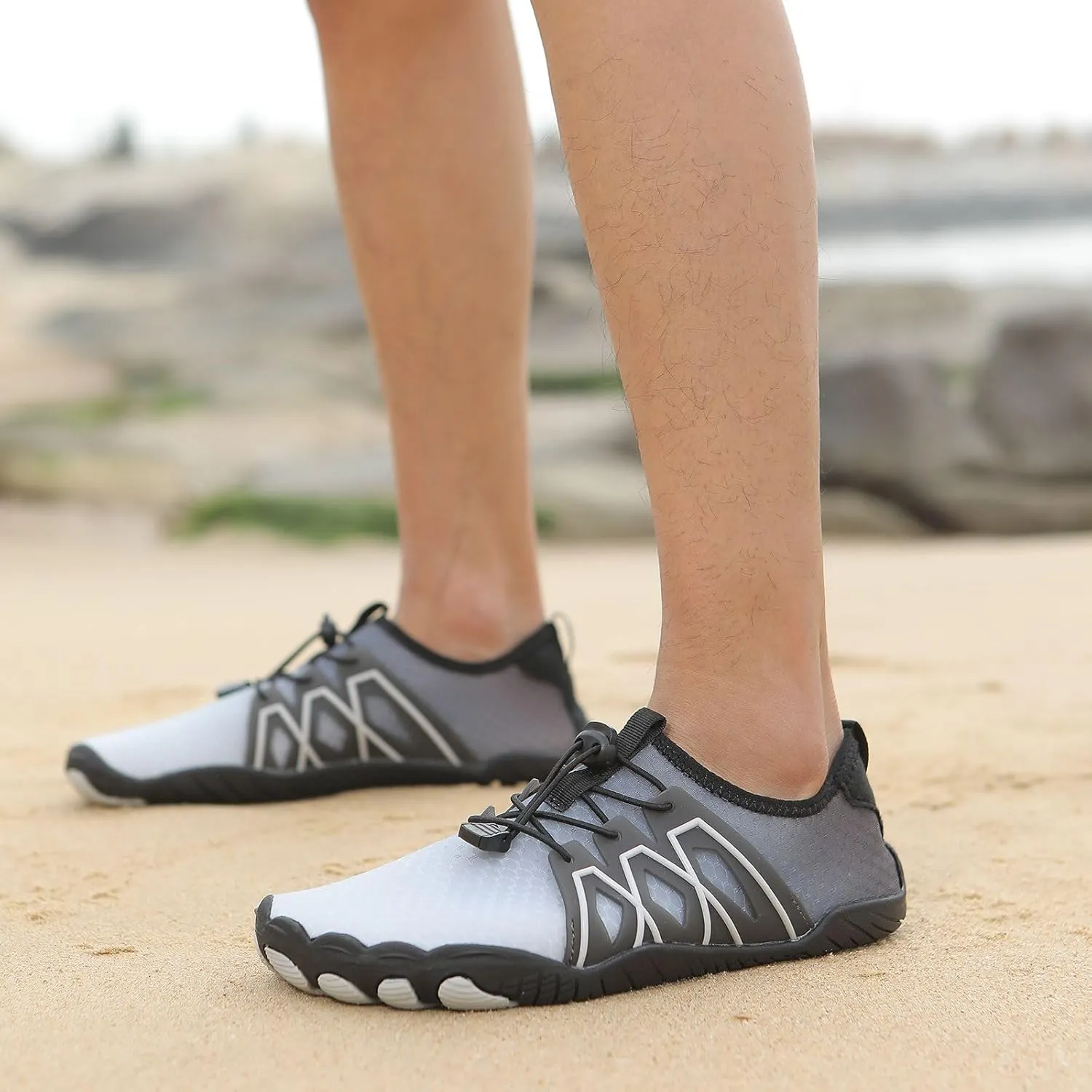 Athletic Hiking Water Shoes Womens Mens Lightweight Hike Barefoot Footwear Barefoot Water Hiking Shoe Wide Toe Box Sneakers Healthy & Non-Slip Barefoot Shoes Unisex Gym Workout Running Shoe
