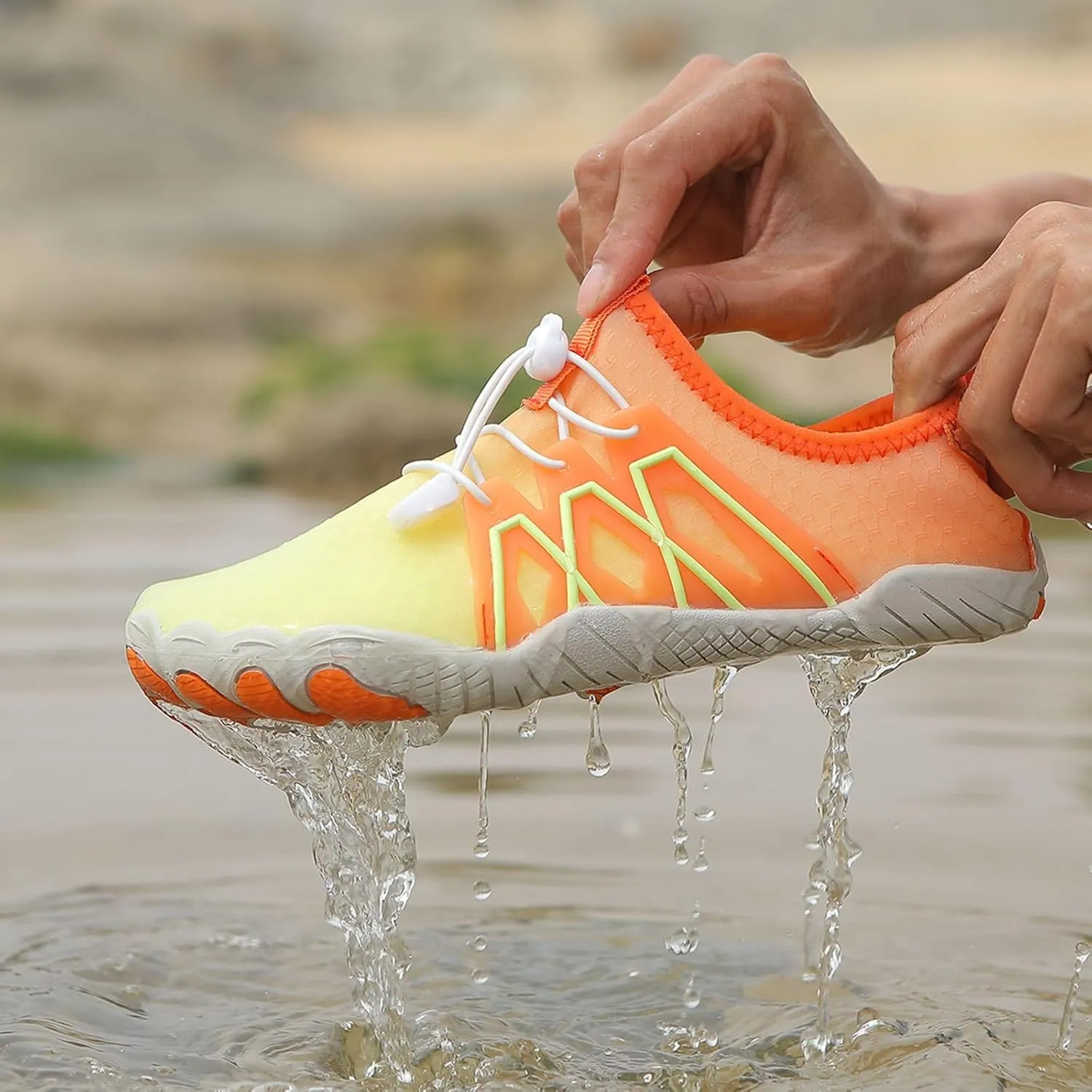 Athletic Hiking Water Shoes Womens Mens Lightweight Hike Barefoot Footwear Barefoot Water Hiking Shoe Wide Toe Box Sneakers Healthy & Non-Slip Barefoot Shoes Unisex Gym Workout Running Shoe