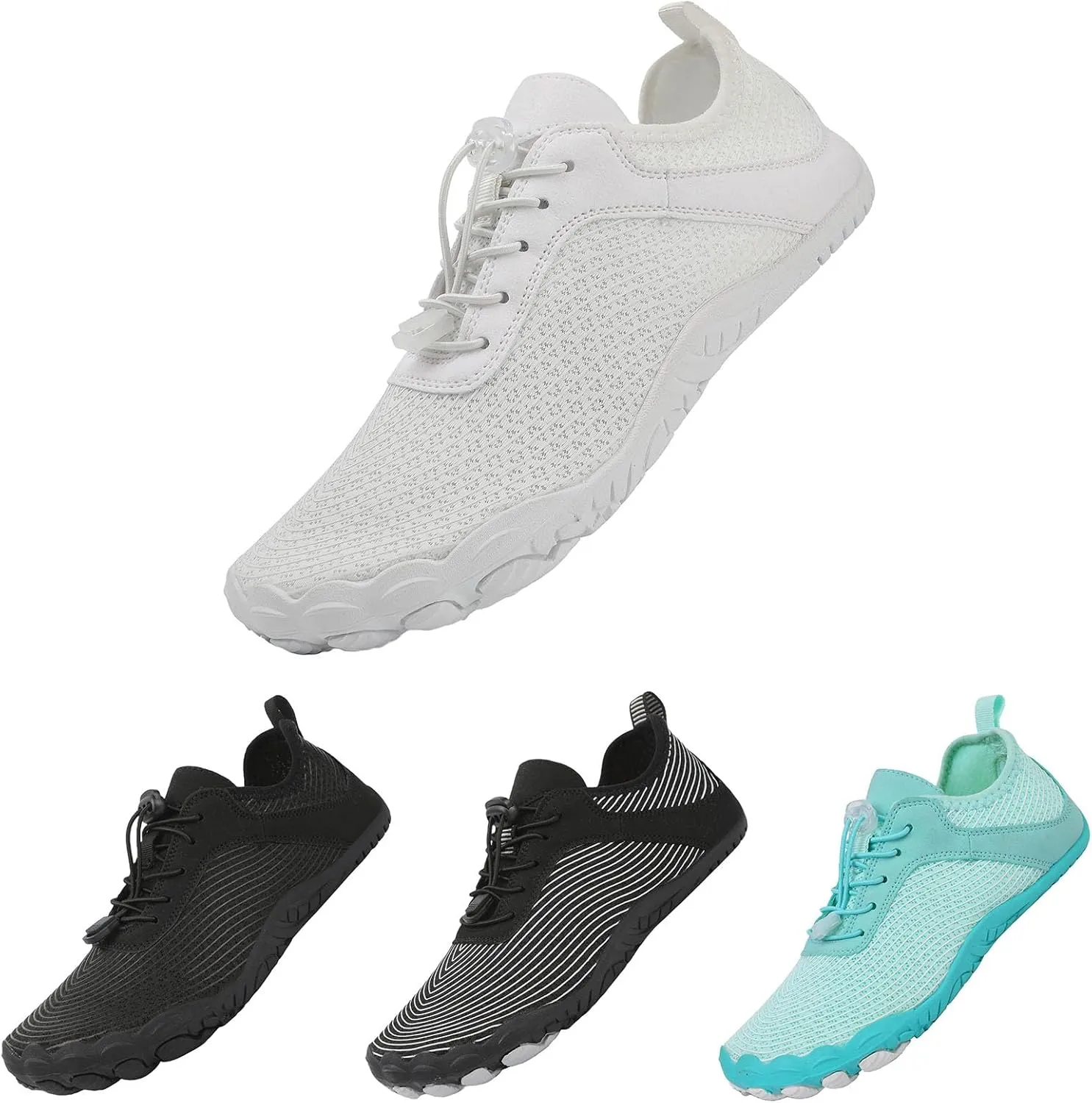 Grounded Footwear for Women Lightweight Non-Slip Athletic Barefoot Shoes Quick Dry Breathable Aqua Sock Shoe Hiking Swim Beach Surf Yoga Sport Shoes