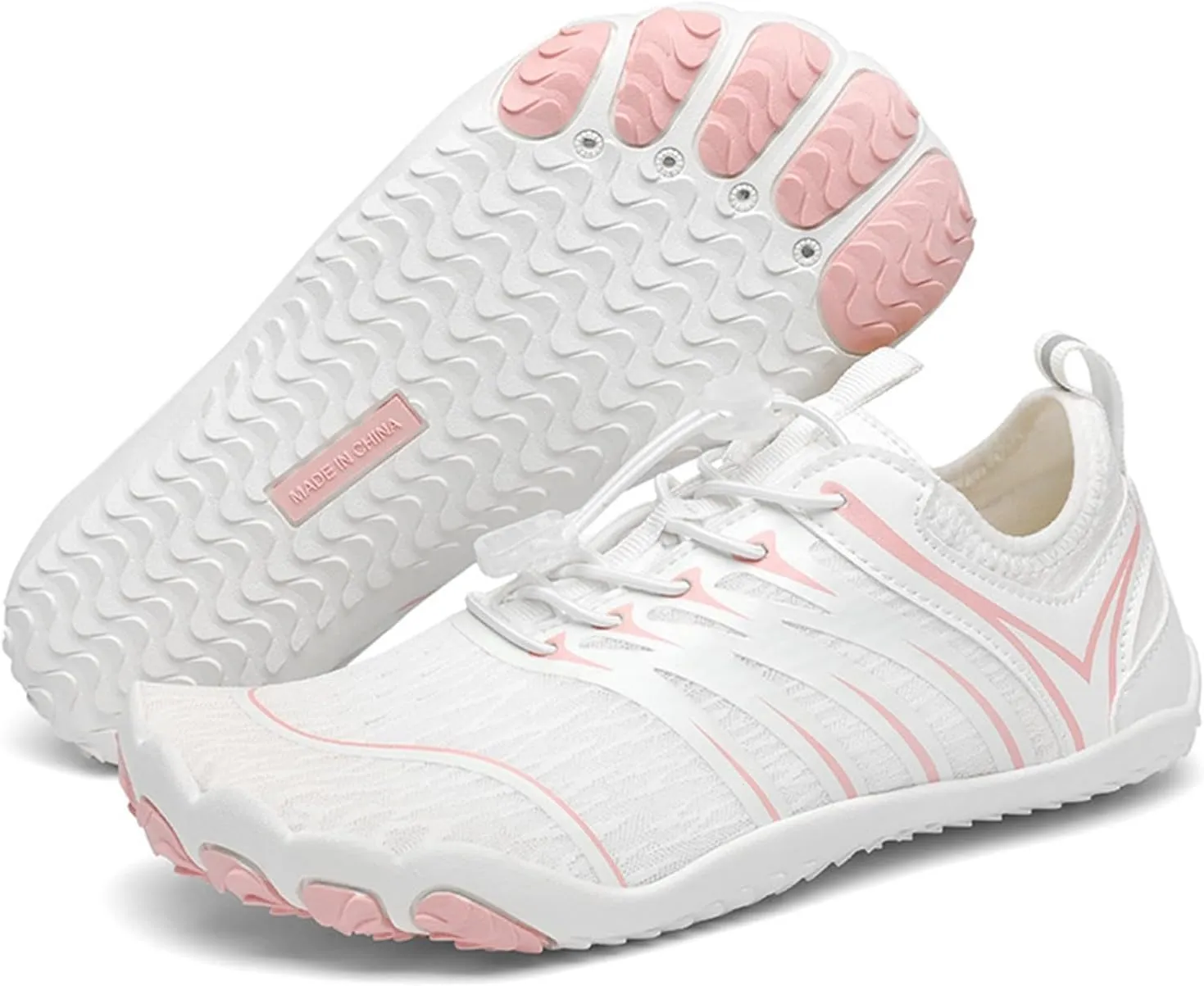 Water Shoes for Women Men Beach Athletic Barefoot Shoes Wading Diving Summer Outdoor Sports Barefoot Shoe for Hiking Swim Beach River Snorkeling Gear for Adults Indoor Fitness Footwear